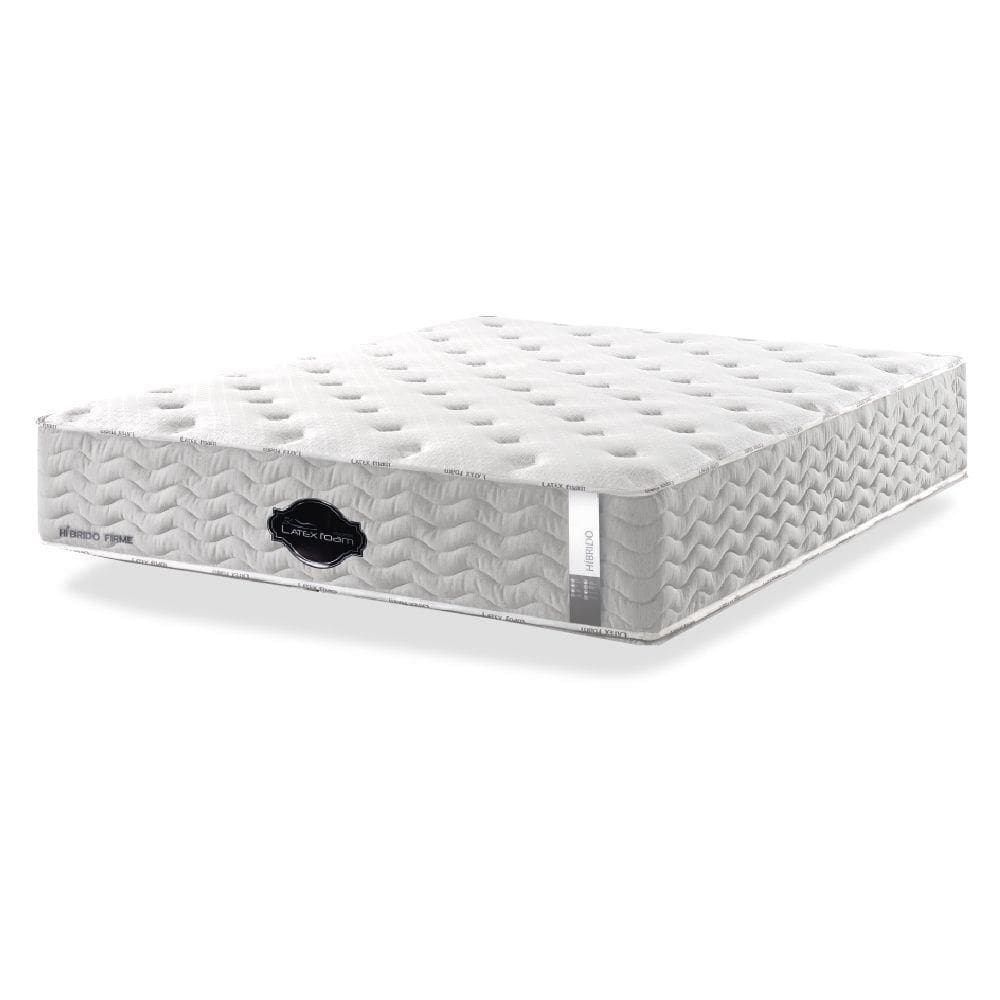Colchão De Látex Híbrido Firme Casal 138x188cm
