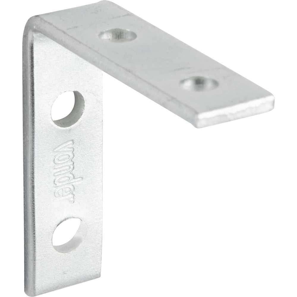Cantoneira Para Cortina, 4 Cm X 4 Cm, Zincada, Com 4 Peças, Vonder Ostenvonder