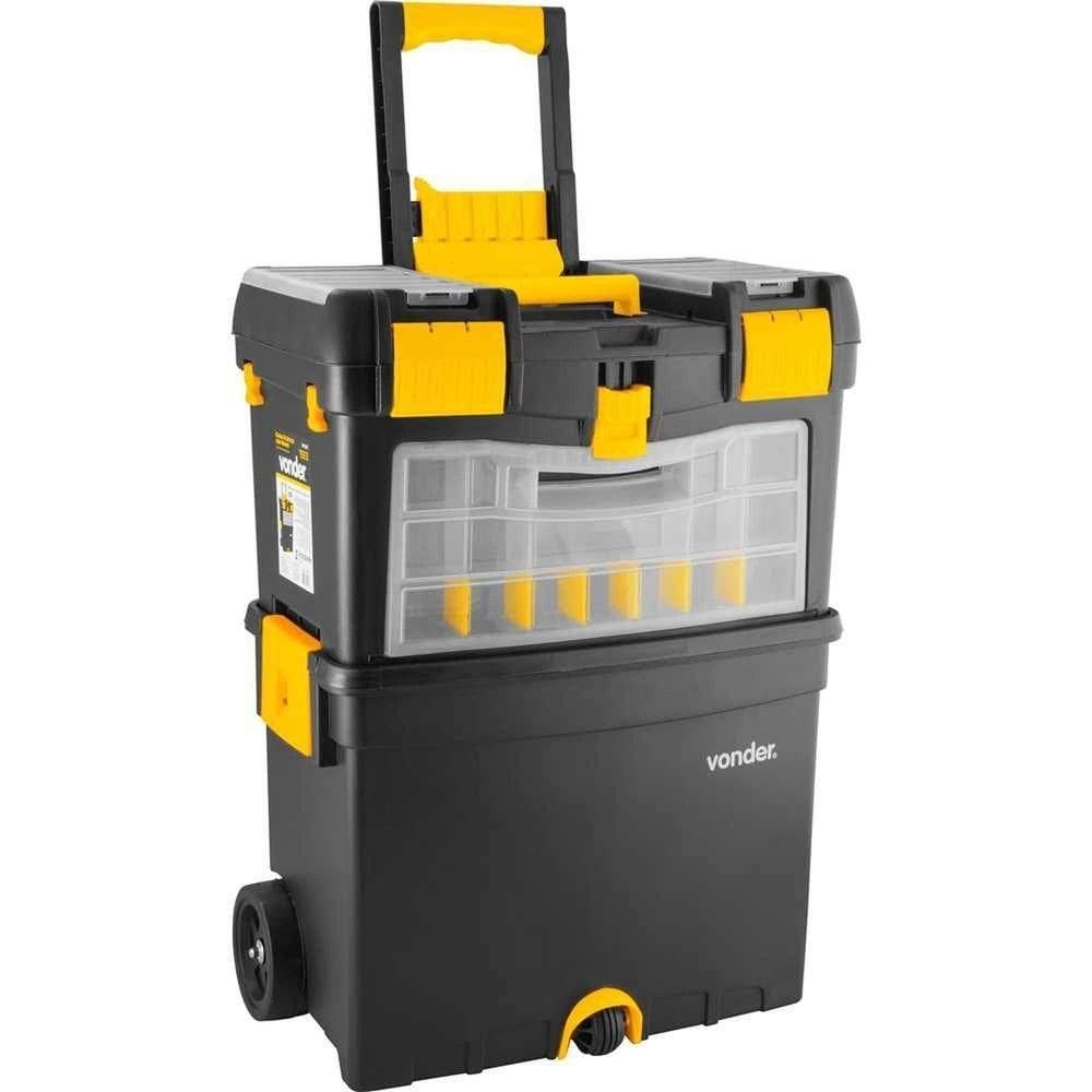 Caixa Para Ferramentas, Plástica, Com Rodas, 46,0 Cm X 26,0 Cm X 62,0 Cm, Crv 0400, Vonder