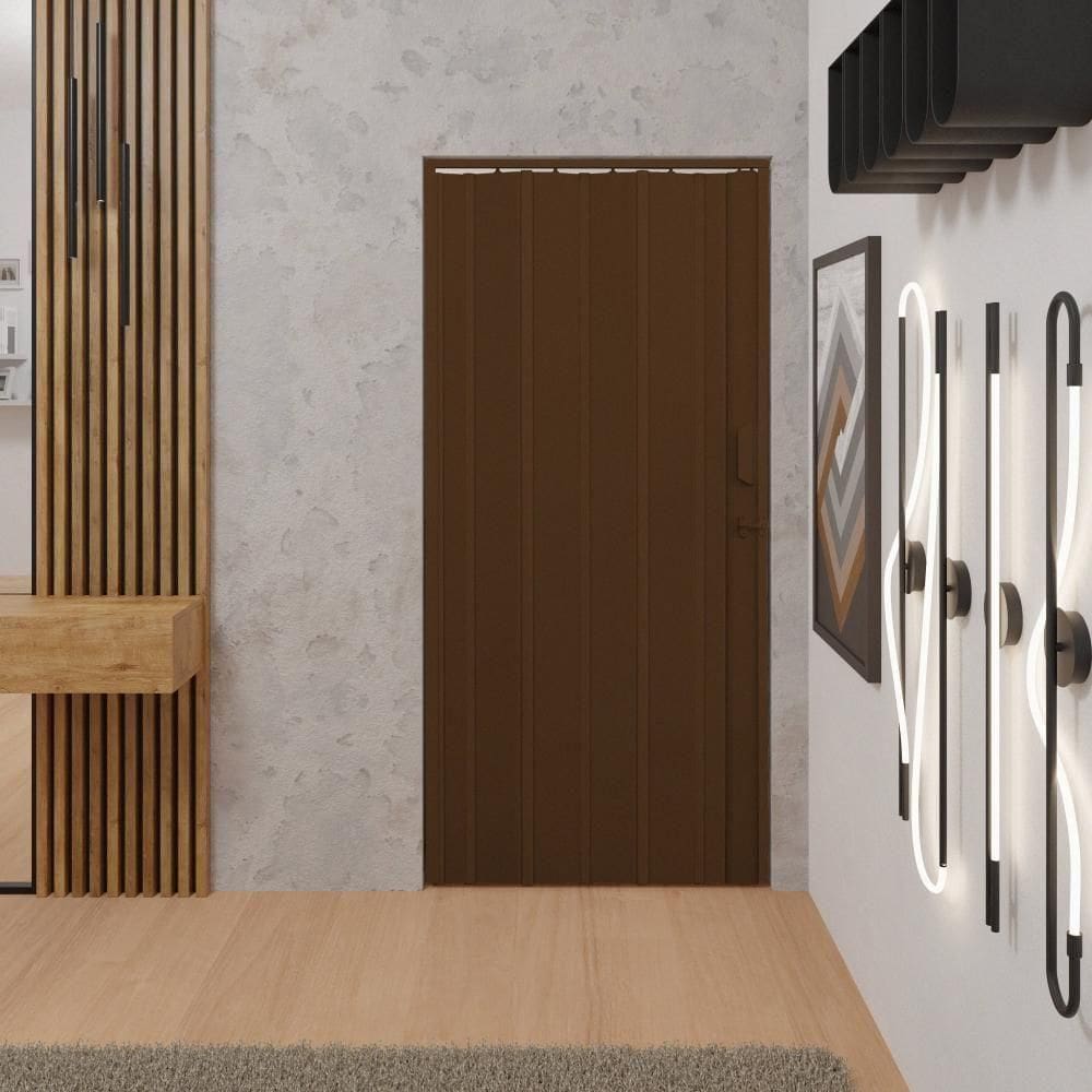 Porta Sanfonada De Pvc 72x210cm Bariri - Tk