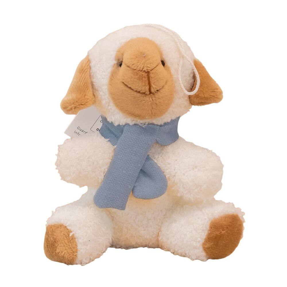 Pingente Pelucia De Páscoa Mini Ovelha Candy Azul 13cm 1Un