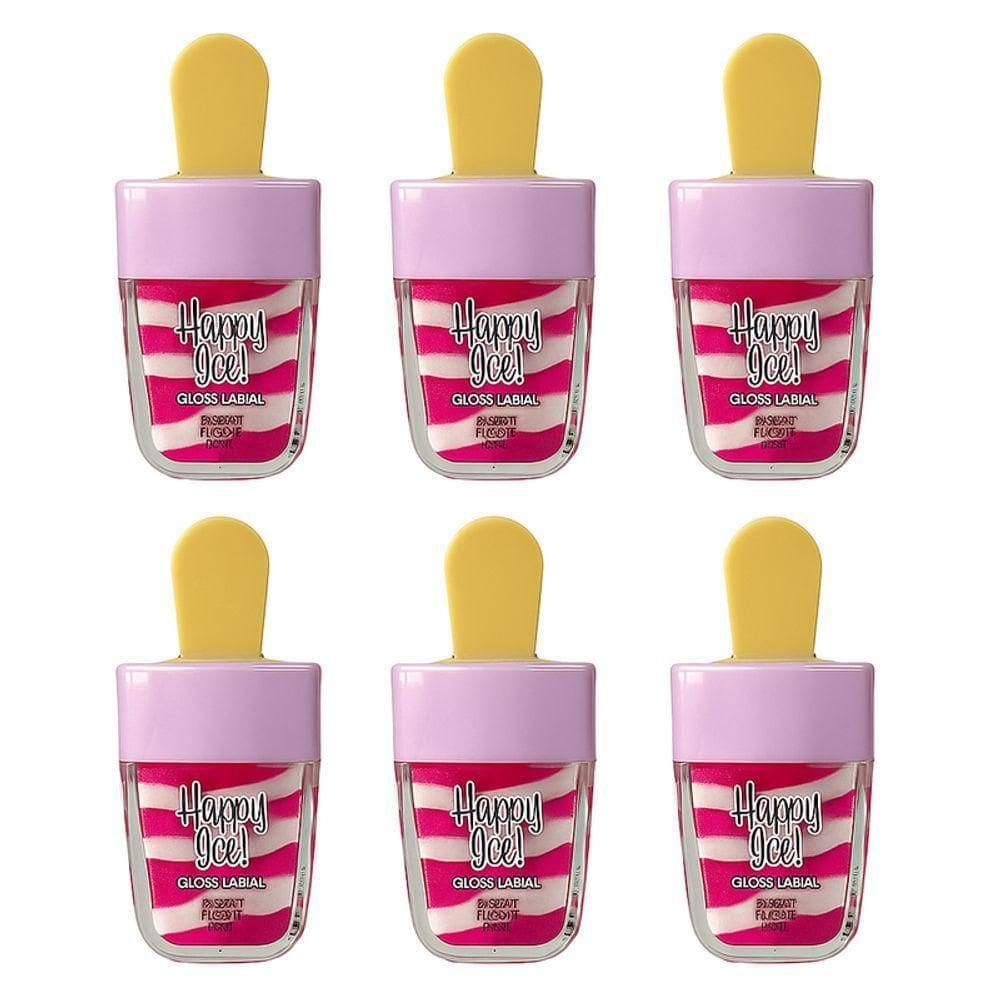 Gloss Labial Safira Sorvetinho - 6un