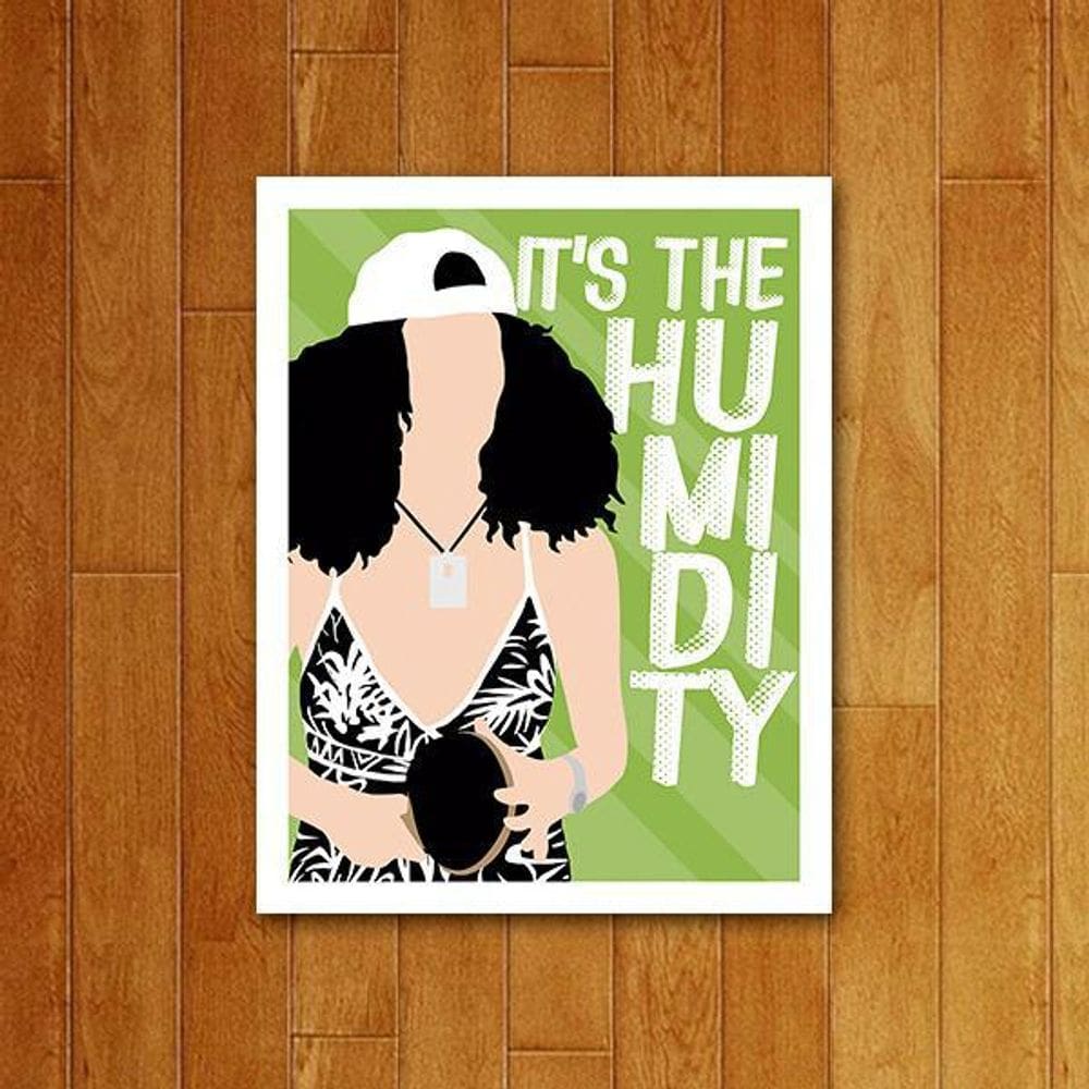 Placa Decorativa Séries - Televisão Ícone Humidity 18X23