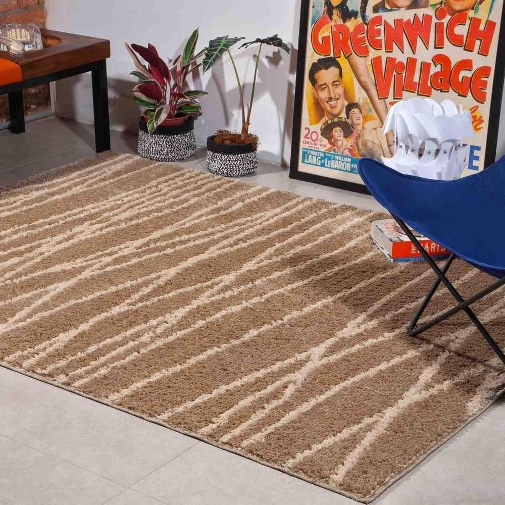 Tapete Sala E Quarto Oásis Design 1,00X1,50M Des 02 Trigo