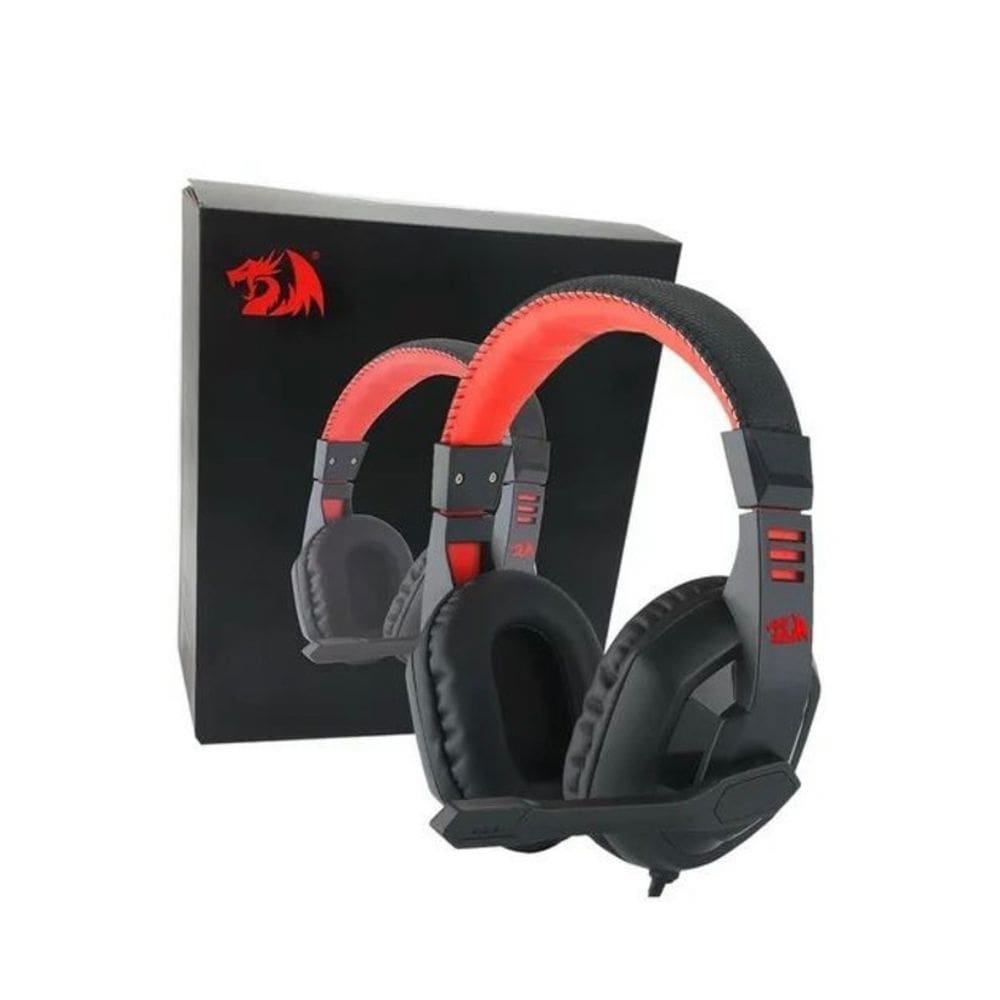 Fone Gamer Redragon Ares H120 Preto/vermelho 3.5mm