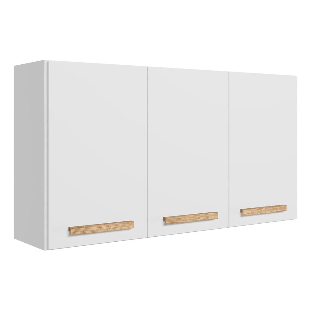 Armário Aéreo Suspenso Nicho Multiuso 120 Com 3 Portas Intenza Cozinha