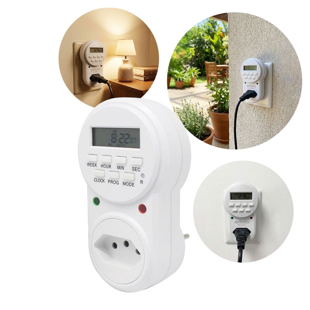 Relógio Temporizador Digital Programável 127V 220V