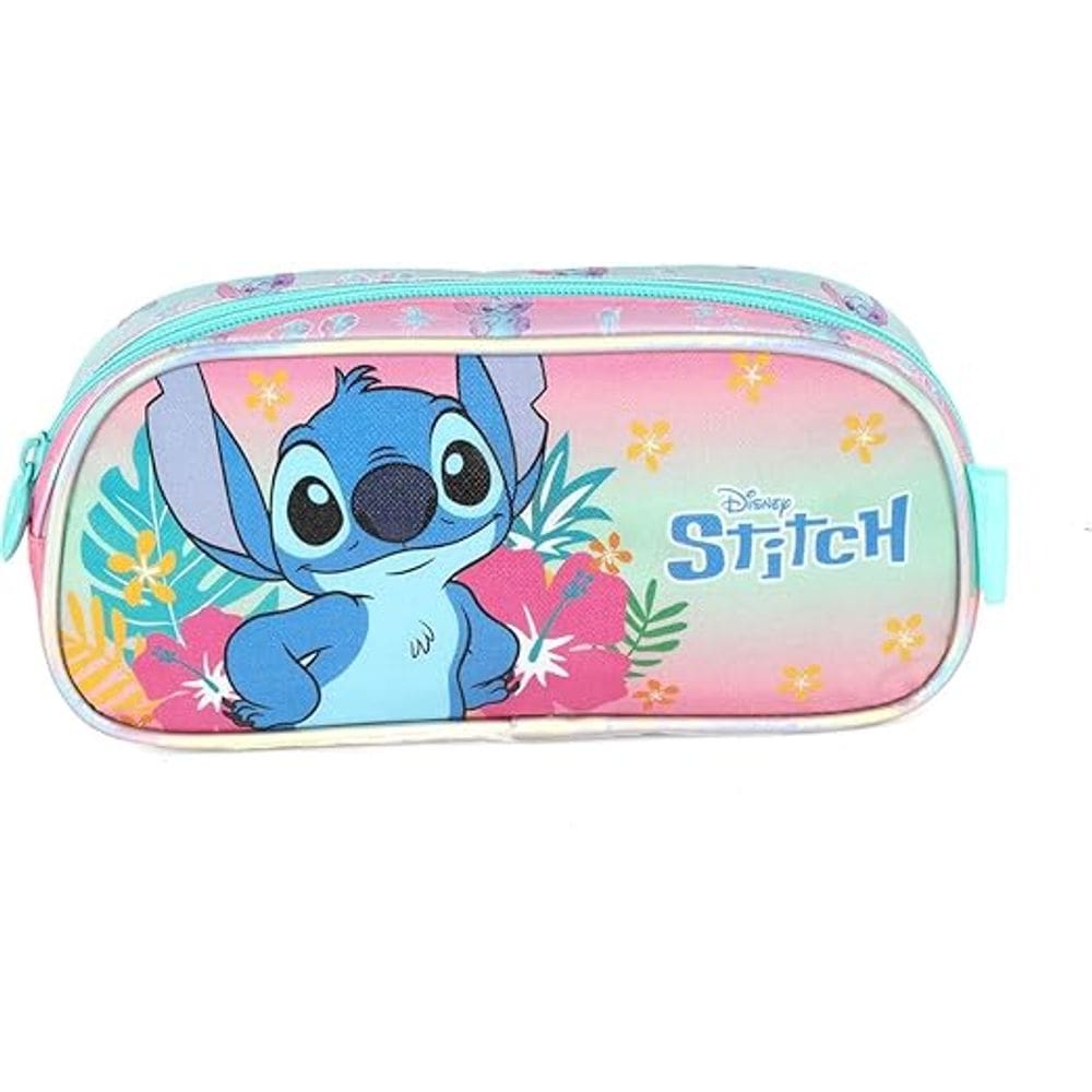Estojo Escolar Infantil Stitch Havai Luxcel