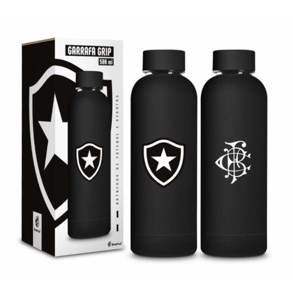 Garrafa Térmica Grip Botafogo - 500ml - Brasfoot