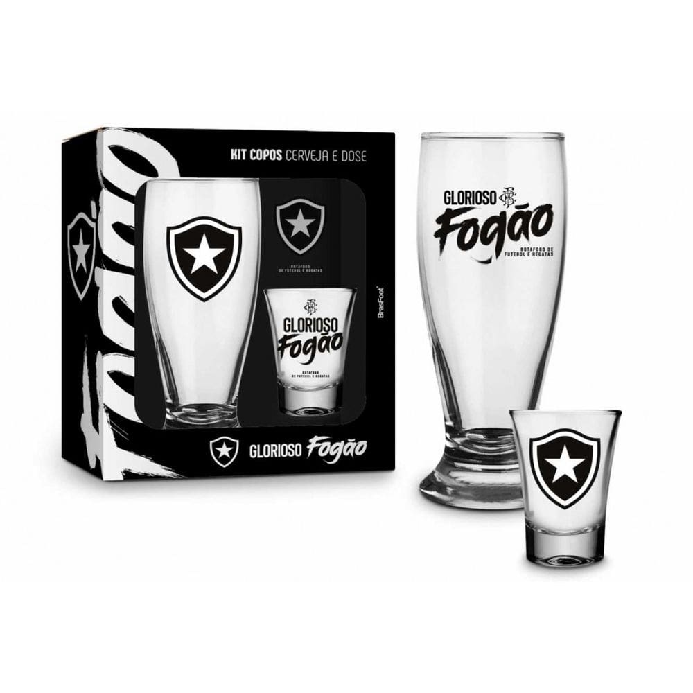 Kit 2 copos - Munich e Dose - Botafogo - Brasfoot