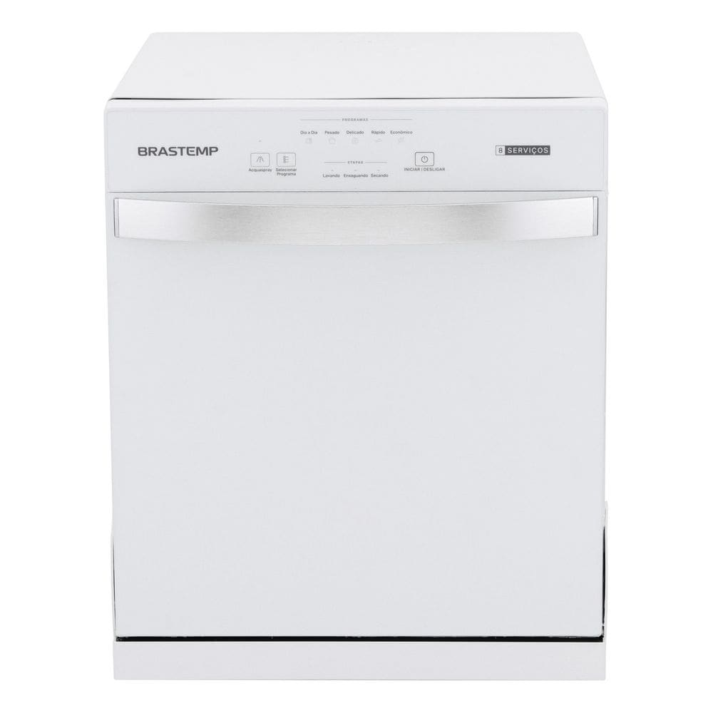 Lava Loucas 8 Servicos Compact Branca 220v - Brastemp