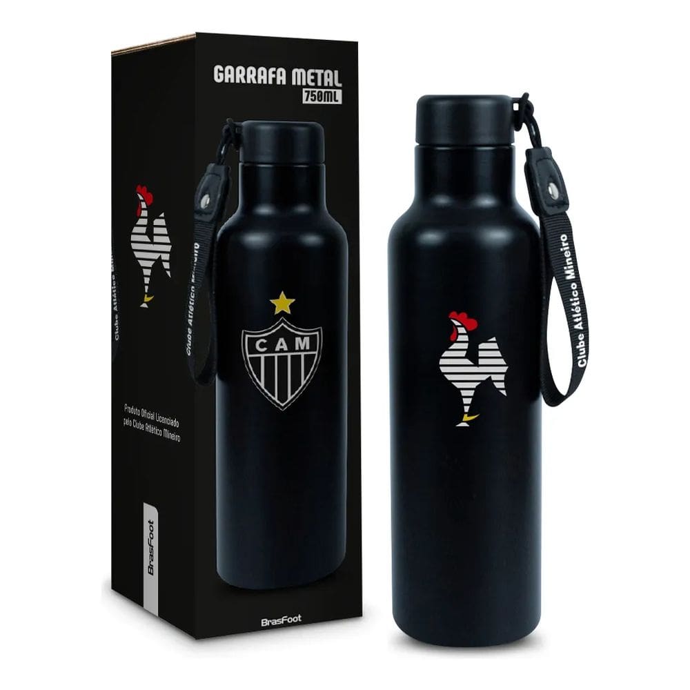 Garrafa Steam Atlético Mineiro - 750ml - Brasfoot