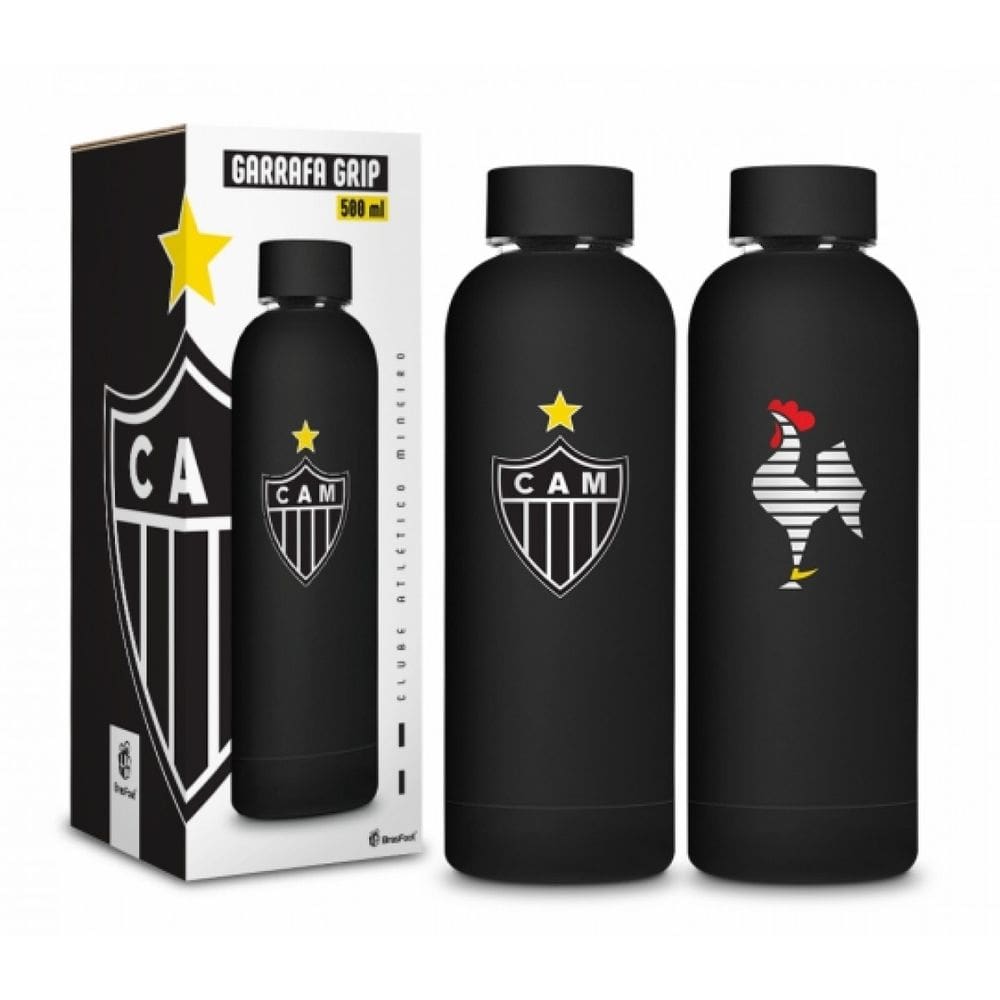 Garrafa Térmica Grip Atlético Mineiro - 500ml - BrasFoot