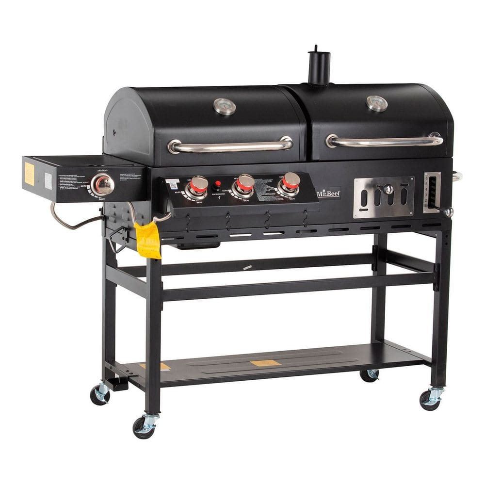 Churrasqueira Americana Hibrida Gas E Carvao 3 Burn - Grill