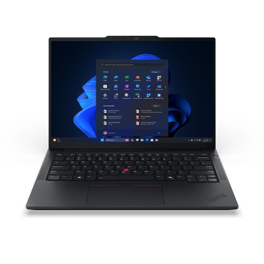Notebook Lenovo ThinkPad E14 AMD G7 AMD Ryzen 7 250 32GB 1TB SSD Windows 11 Pro 14” - 21T1000TBO Preto