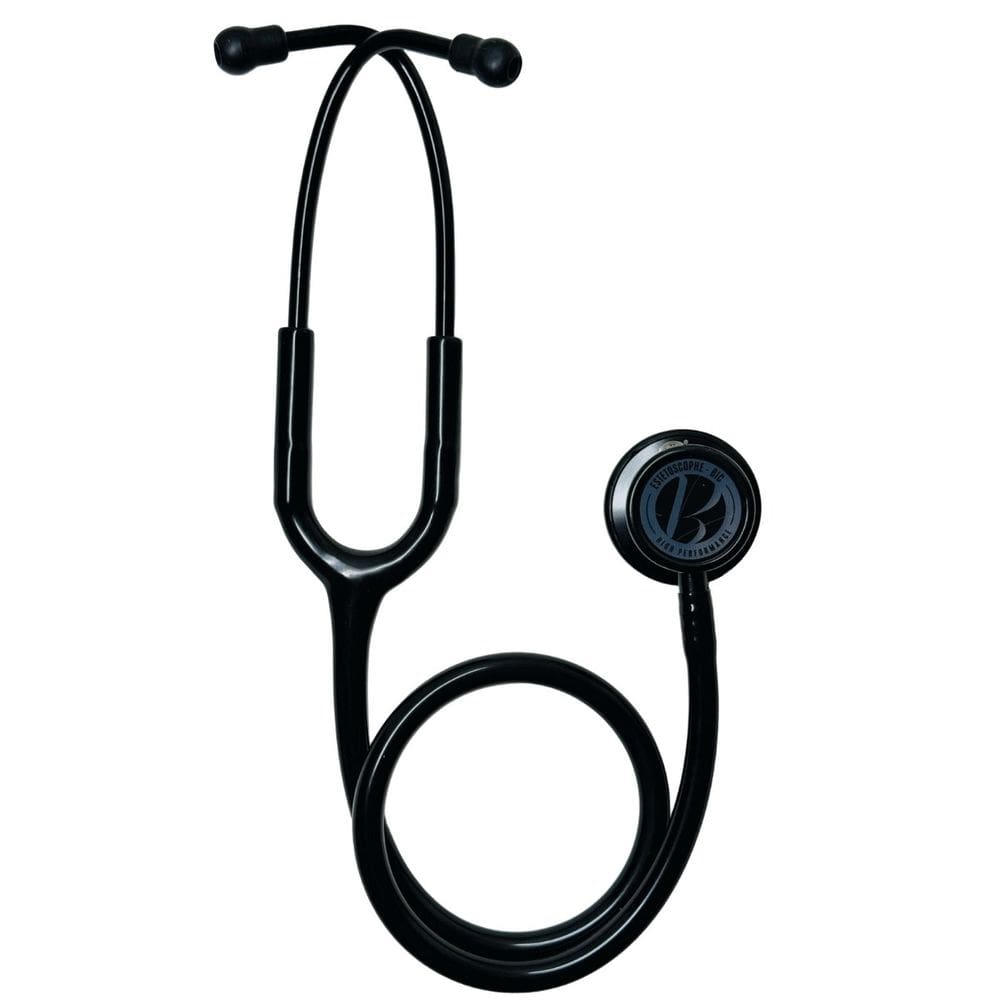 Estetoscópio Bic Eternity Iii Duplo All Black