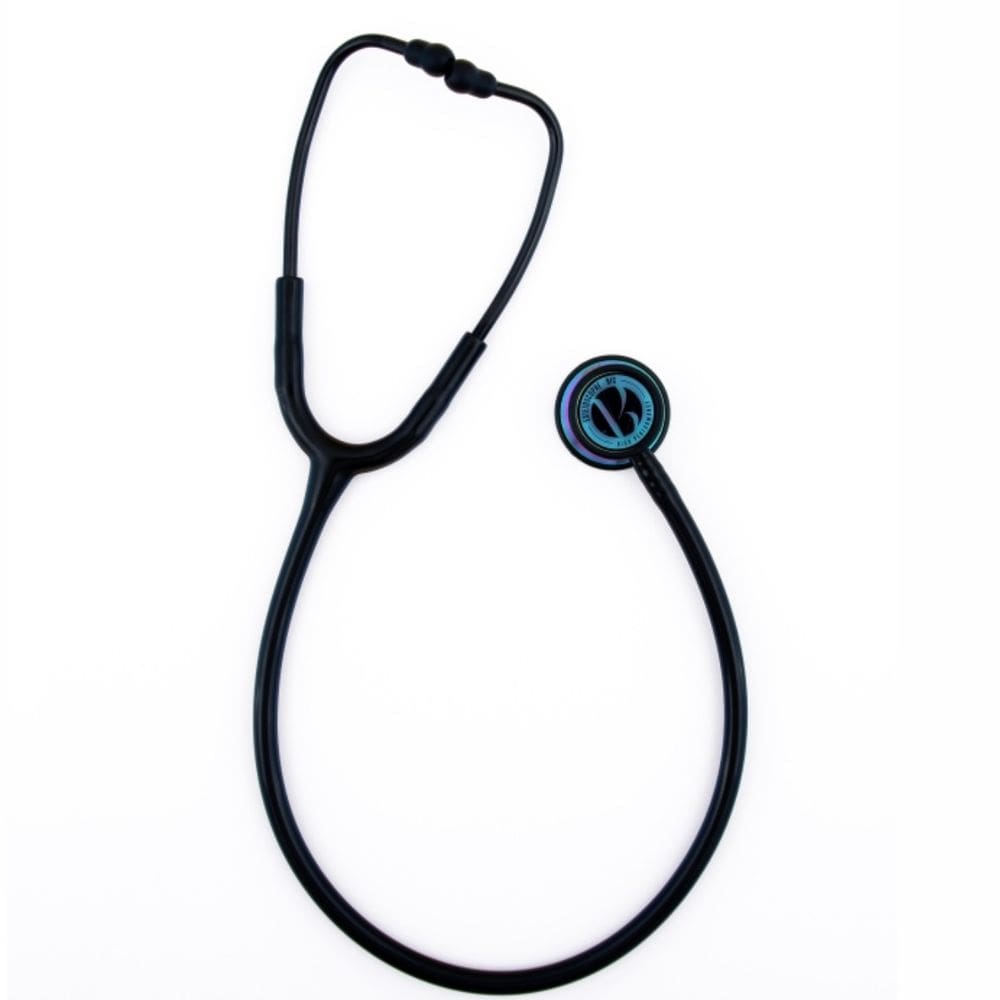 Estetoscópio Bic Eternity Iii Duplo Black Rainbow Preto
