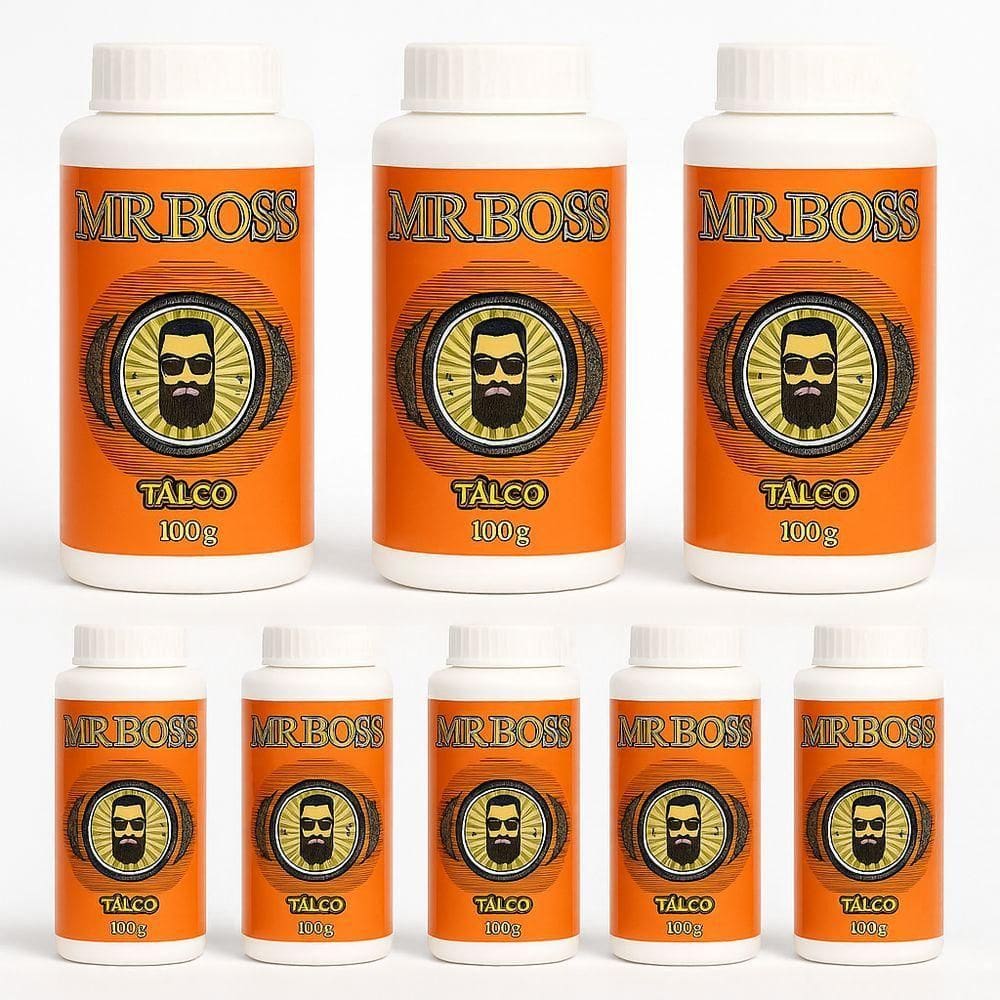 Talco Para Barba 100g - 6un
