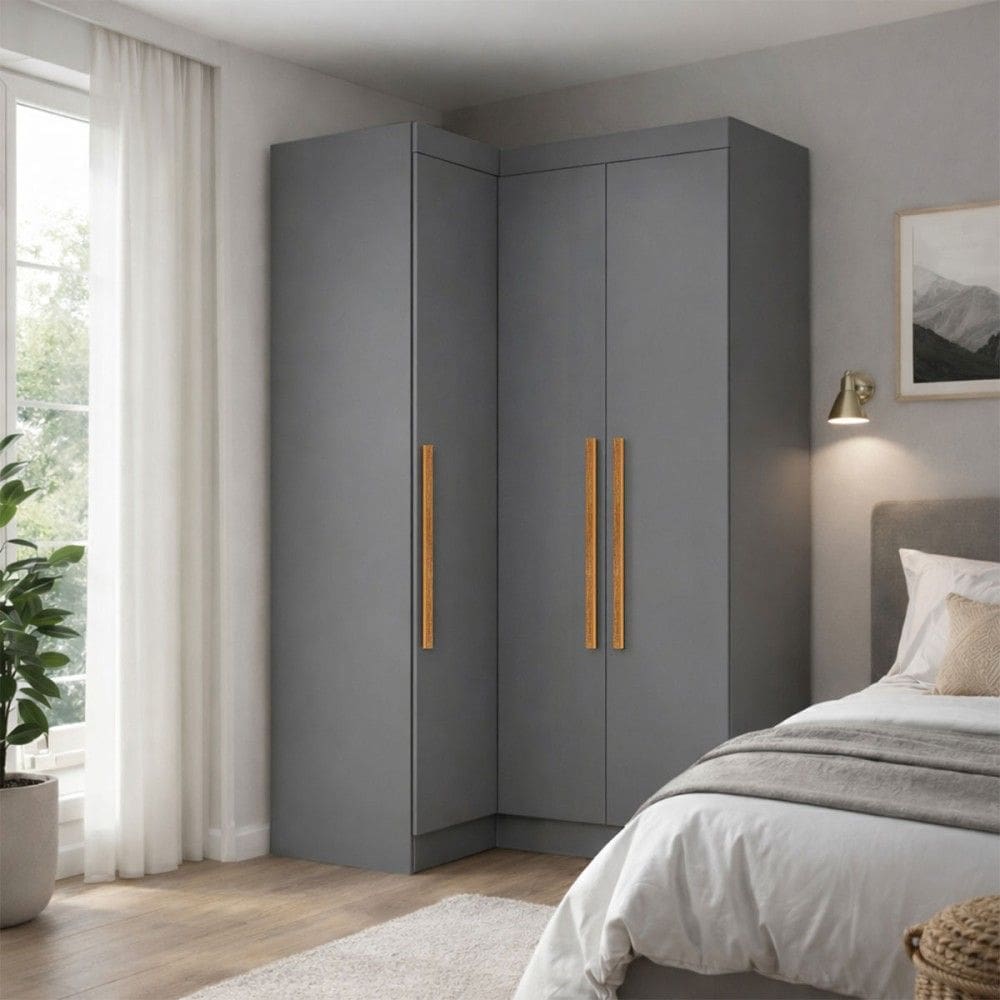 Guarda-Roupa Solteiro Modulado Odisseia Plus 3 Portas Onix - Maxel