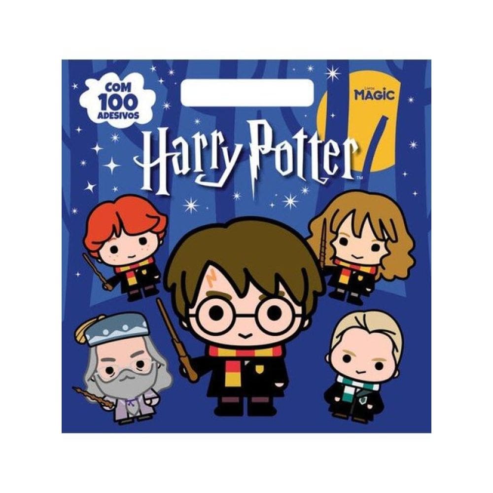 Harry Potter - Colorir Com Alça E 100 Adesivos