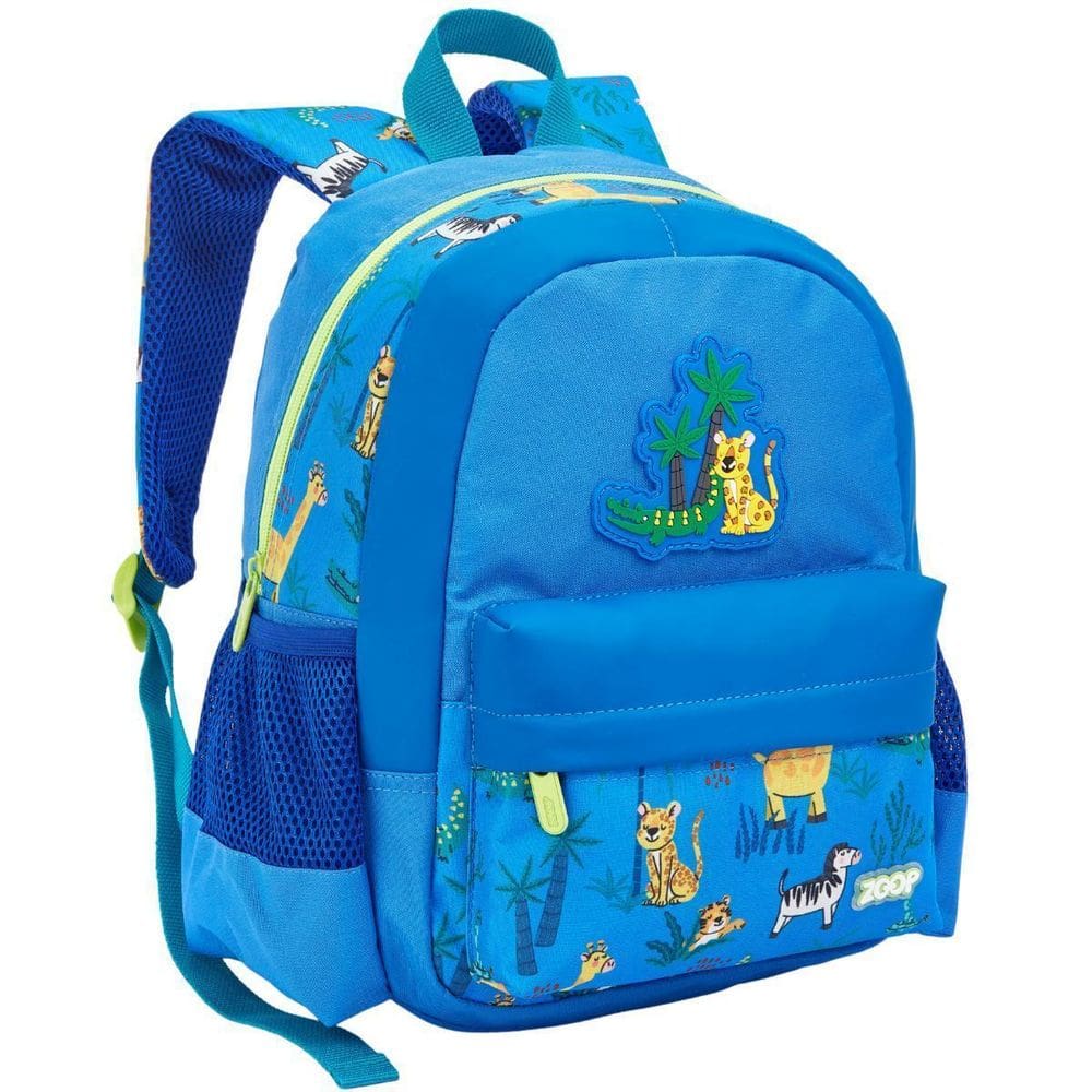 Mochila Costas 13 Juvenil Unicórnio Esporte Panda - Azul