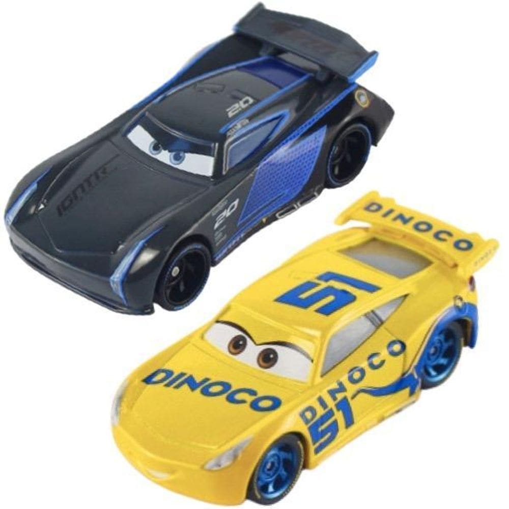 Kit 2 Carrinhos Filme Carros Disney Cruz Jackson Storm 1/55