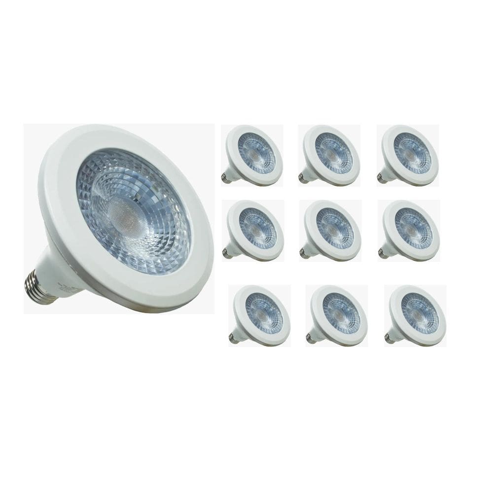 Kit 10 Lâmpada Led 12W Par30 127/220V 6000K Cor Branca Fria