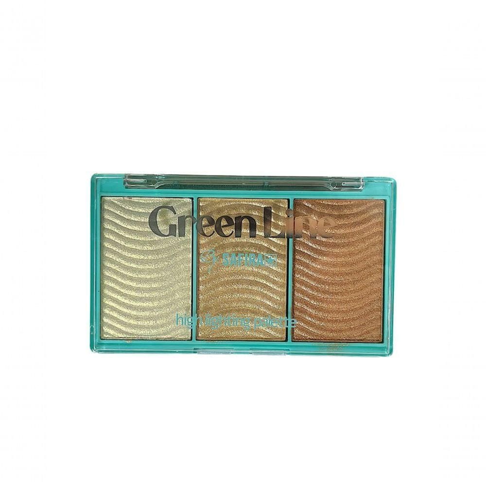 Paleta De Iluminador Safira 3 Cores - 1un