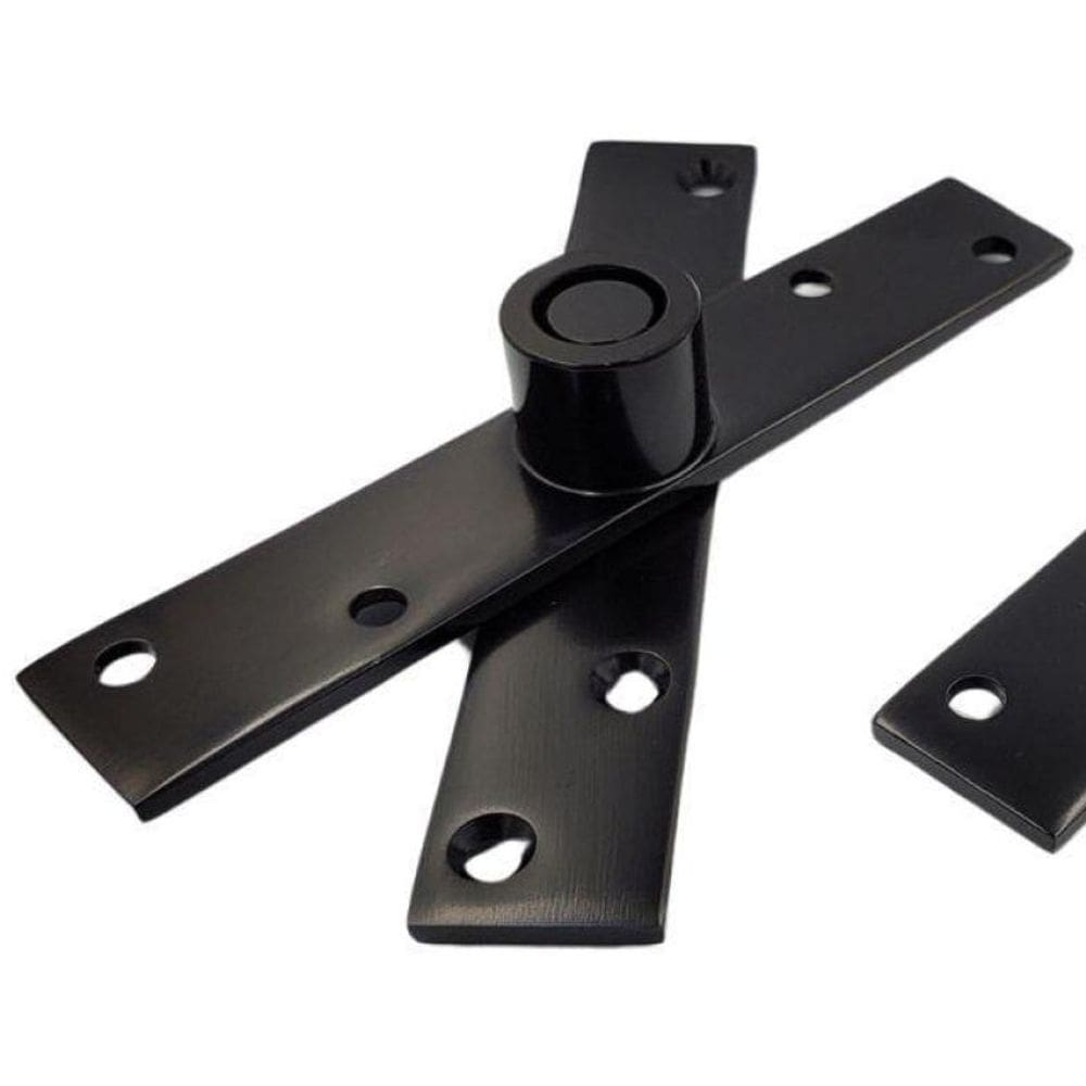 Dobradiça Pino Porta Pivotante Inox 304 Preto Até 300 Kg