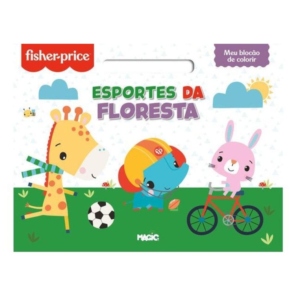 Fisher-Price Esportes Da Floresta - Meu Blocao De Colorir