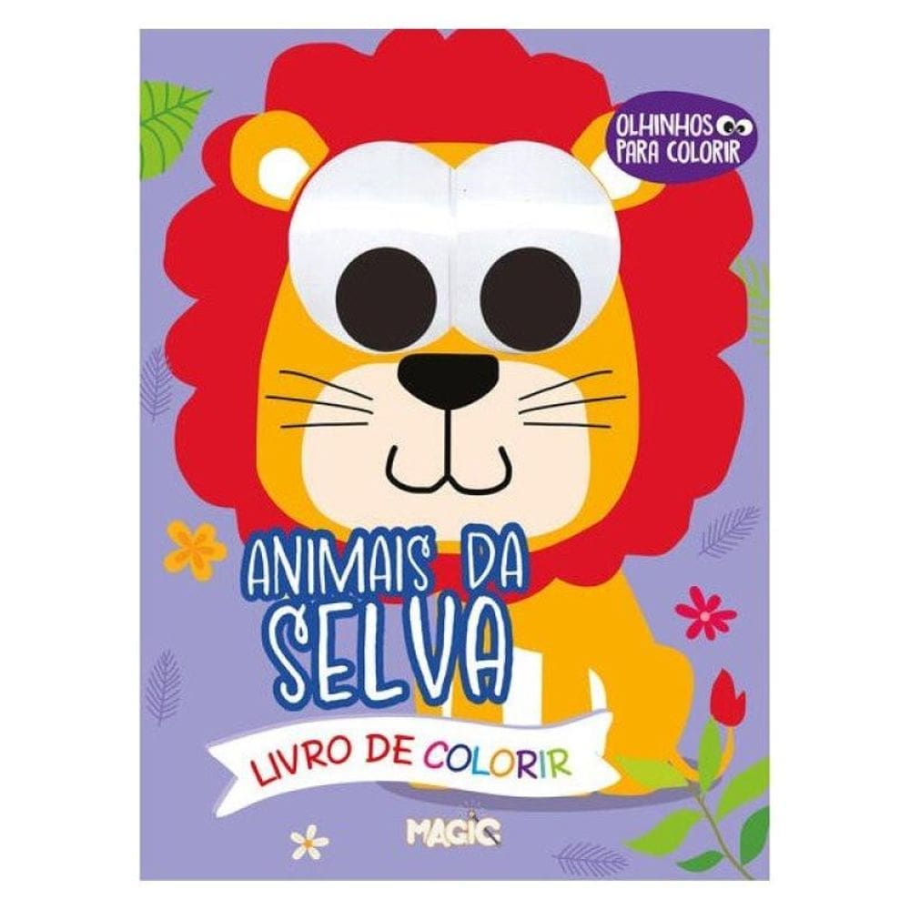 Animais Da Selva - Olhinhos Para Colorir