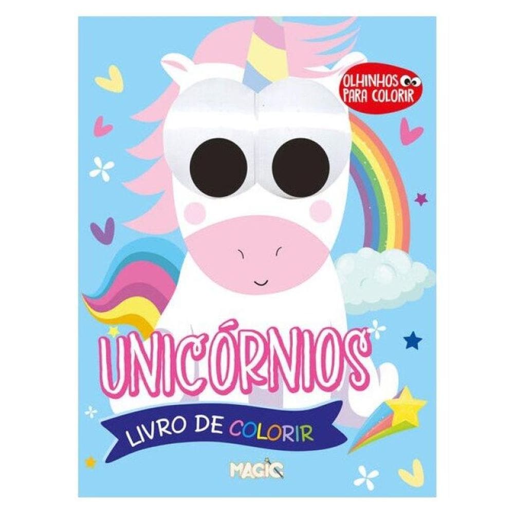 Unicórnios - Olhinhos Para Colorir