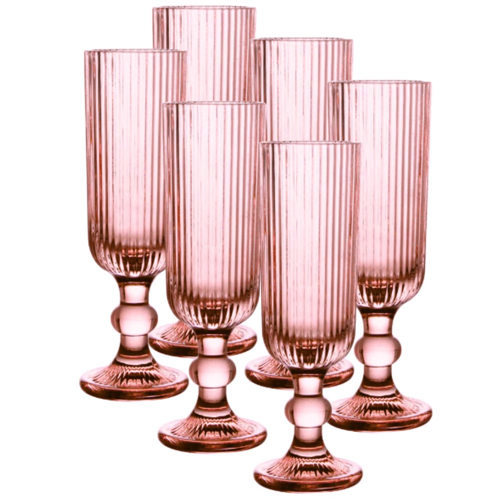 Jogo de Taças Luxx Gold Ellegance 160ml Crystal Rose