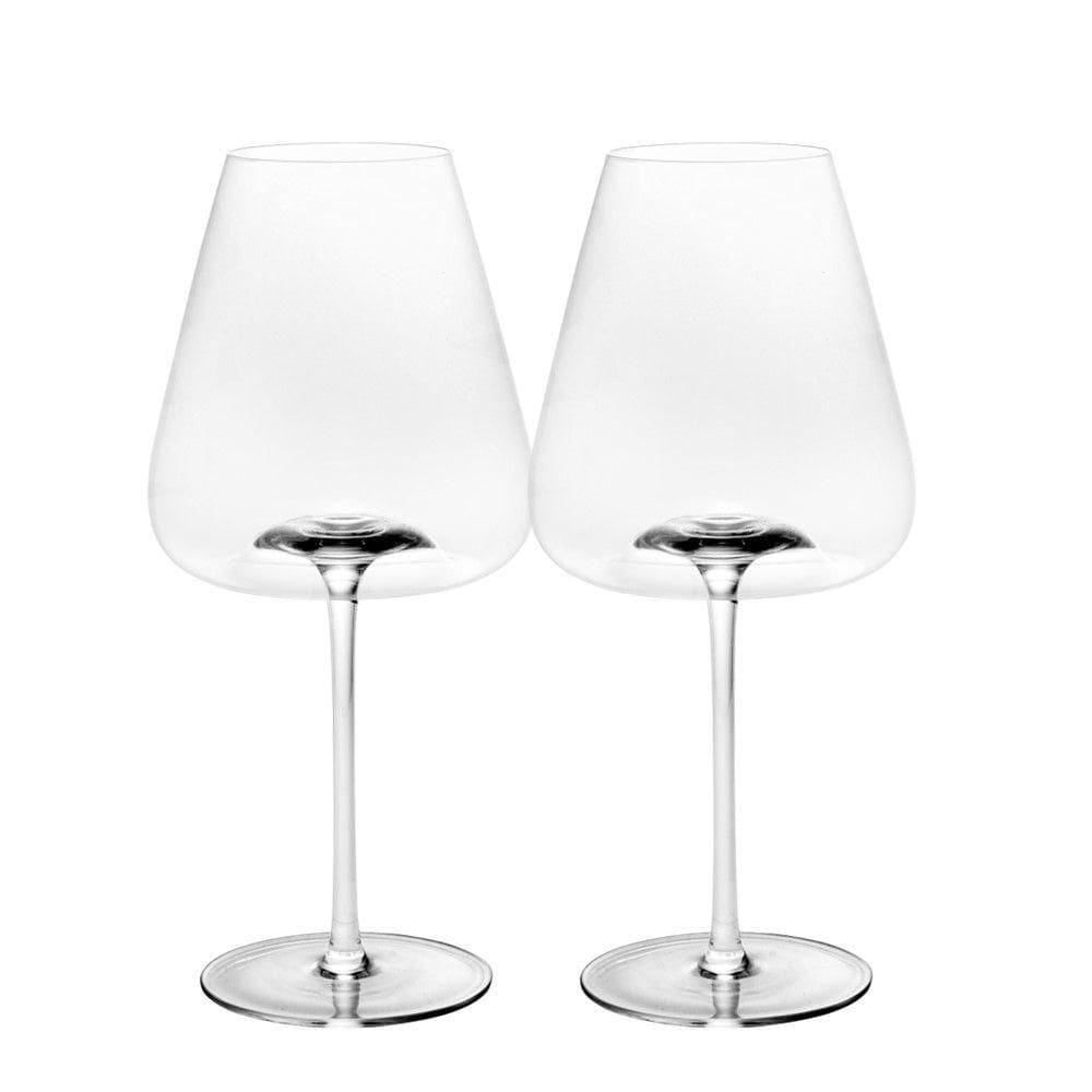 Jogo 2 Taça Para Vinho De Cristal Ecológico Intensio Veritas 760ml Wolff