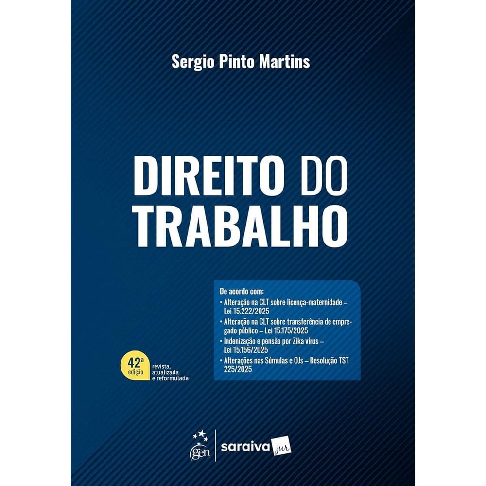 Direito Do Trabalho - 42 Edicao 2026