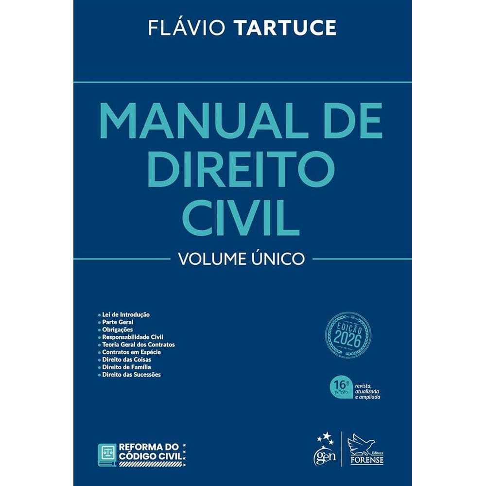Manual De Direito Civil - Vol. Unico - 16 Edicao 2026