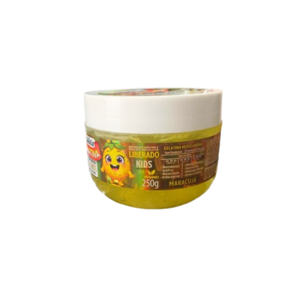 Gelatina Umidiliz Muriel Kids  Antifrizz De Cachos Maracuja 250G
