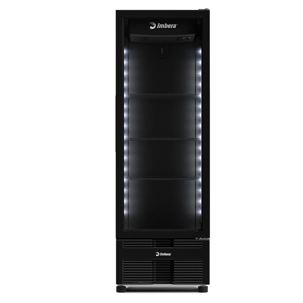 Refrigerador Imbera Inverter Porta De Vidro Full Black Vrs16 485l Bivolt