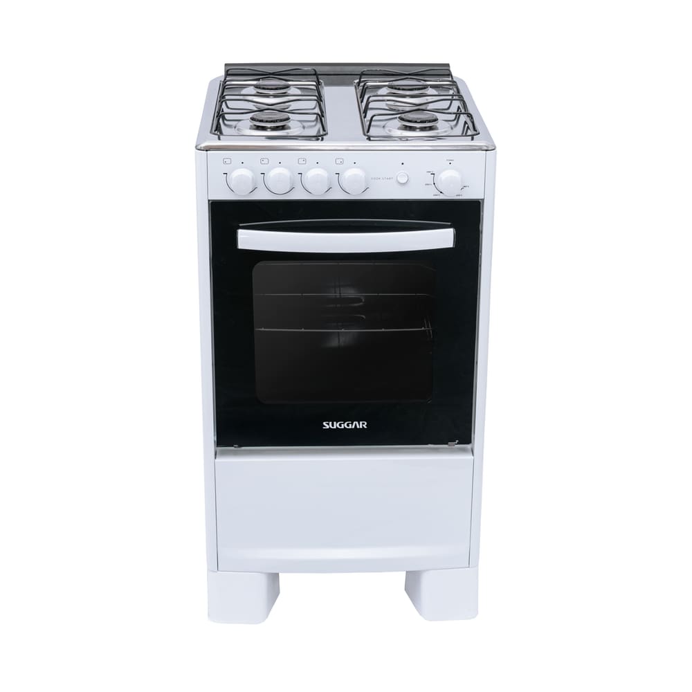 Fogão Suggar Cook Start Mesa Inox 4 Bocas Fgics420br Branco Bivolt