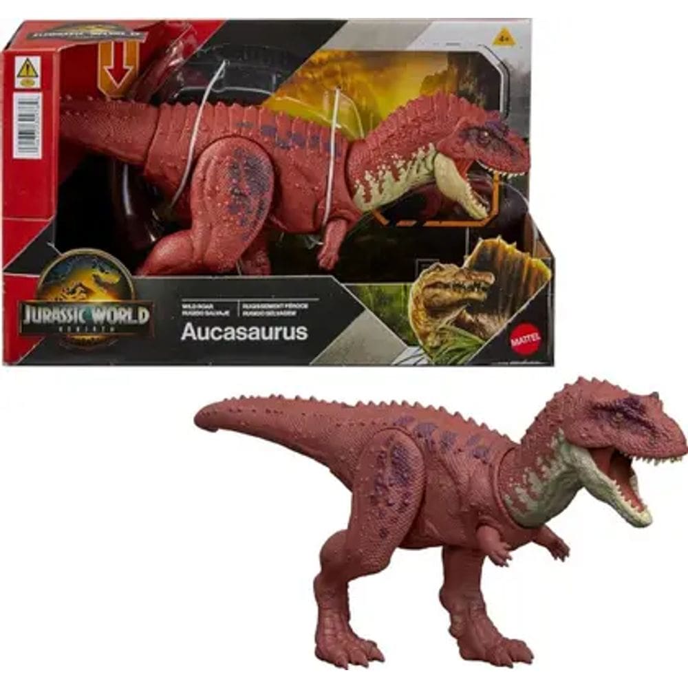 Jurassic World Rugido Selvagem Aucasaurus Mattel Jgb88