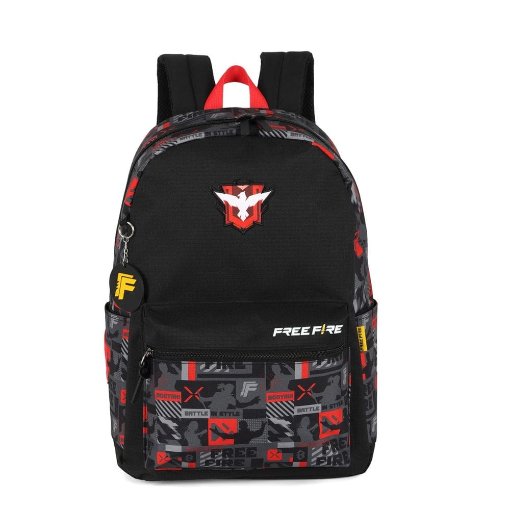Mochila Escolar de Costas Free-Fire Game Meninos Juvenil