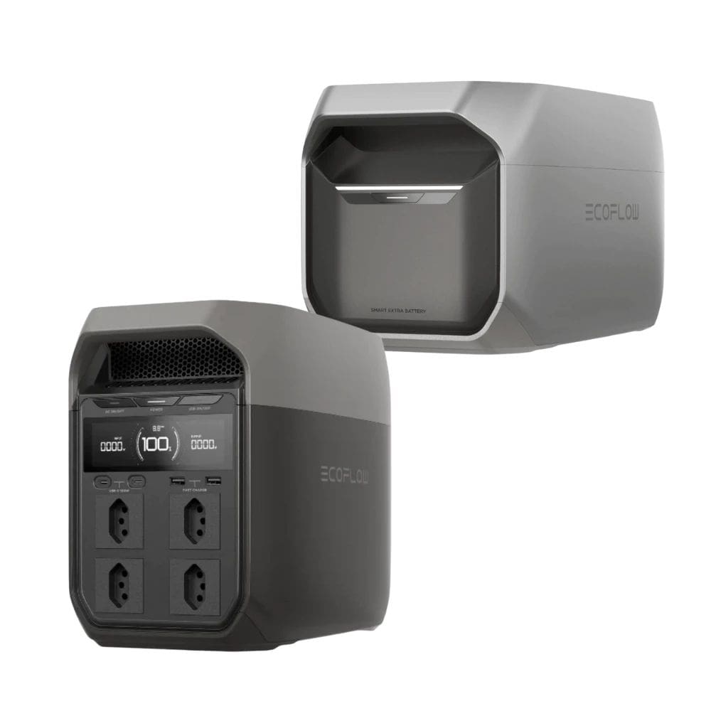 Kit Delta 3 Com Bateria Extra 1024wh Lfp, Recarga 56min, Potência 1800w Ecoflow