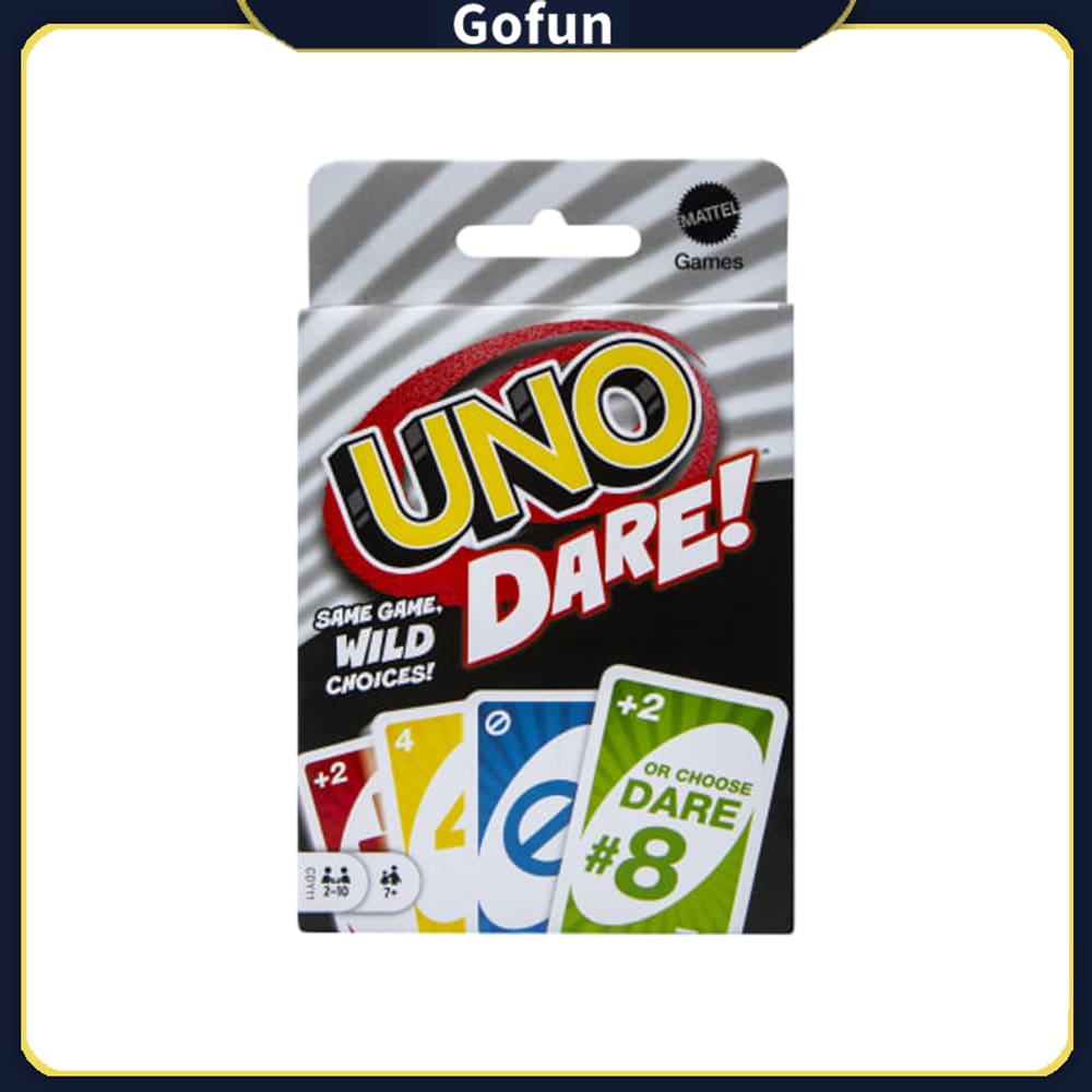 Jogo de tabuleiro de cartas UNO Dare for Family Party Game