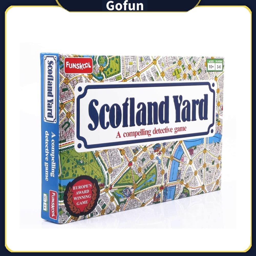 Jogo de tabuleiro Scotland Yard versão em inglês educacional de mais de 10 anos