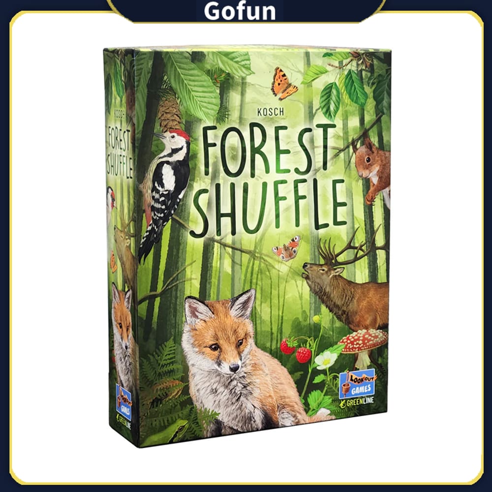 Jogo de tabuleiro de cartas Forest Shuffle New Edition Family Party
