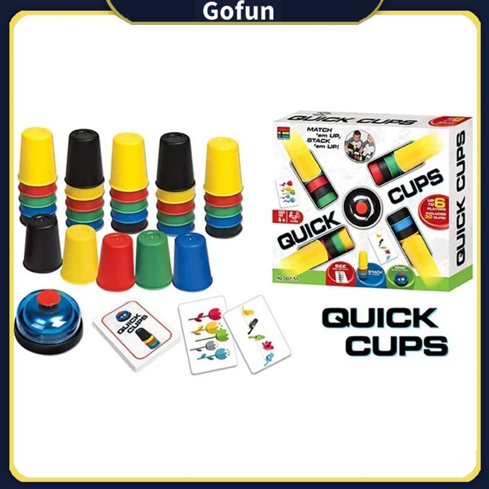 Jogo de Tabuleiro Quick Cups Party Speed Funny Family 6+ Years