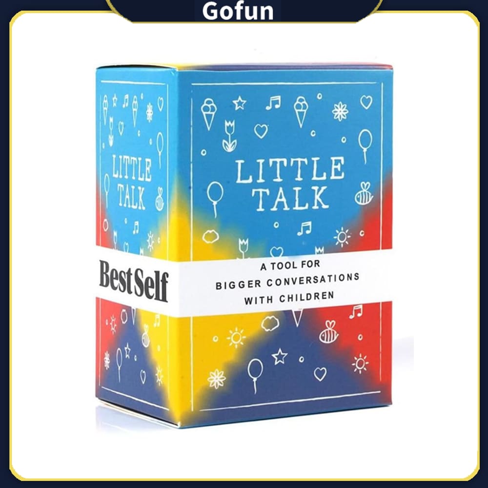 Jogo de cartas para iniciar uma conversa Little Talk Deck Kids