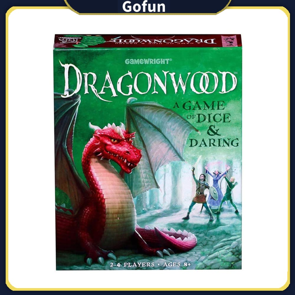 Jogo de tabuleiro Dragonwood Um jogo de dados e ousados 2-4 jogadores