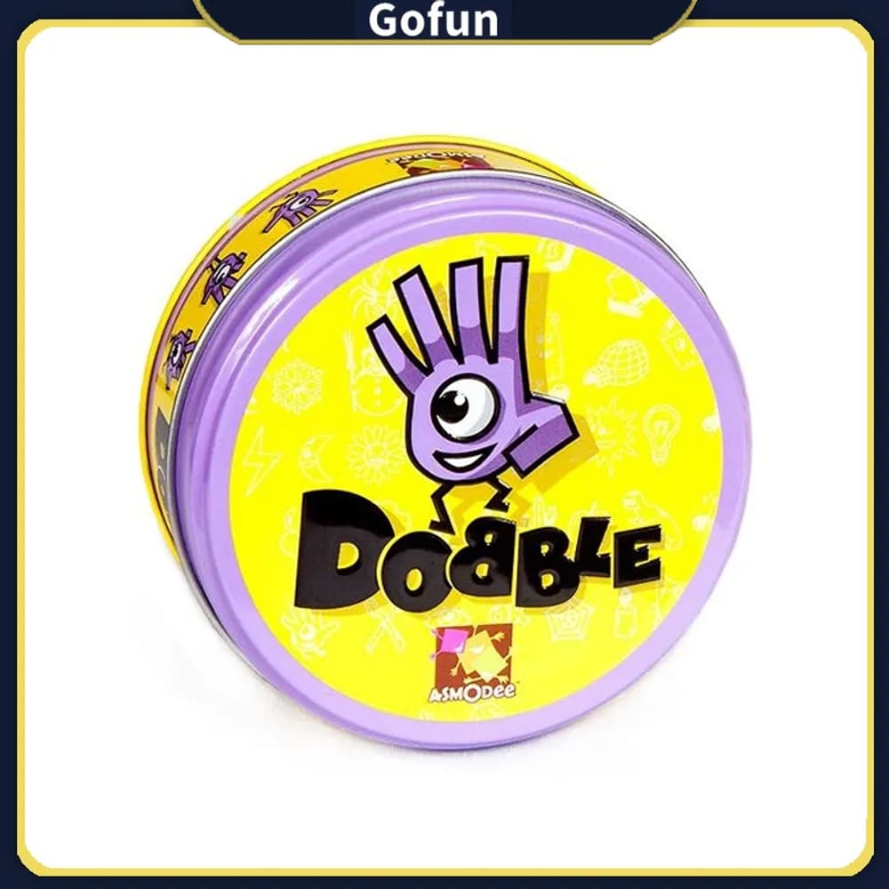 Jogo de cartas Dobble Spot it! Para festa em família com 55 cartões