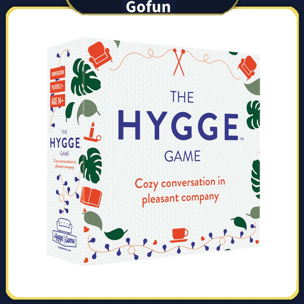 Jogo de cartas The Hygge Game for Family Party com 331 perguntas
